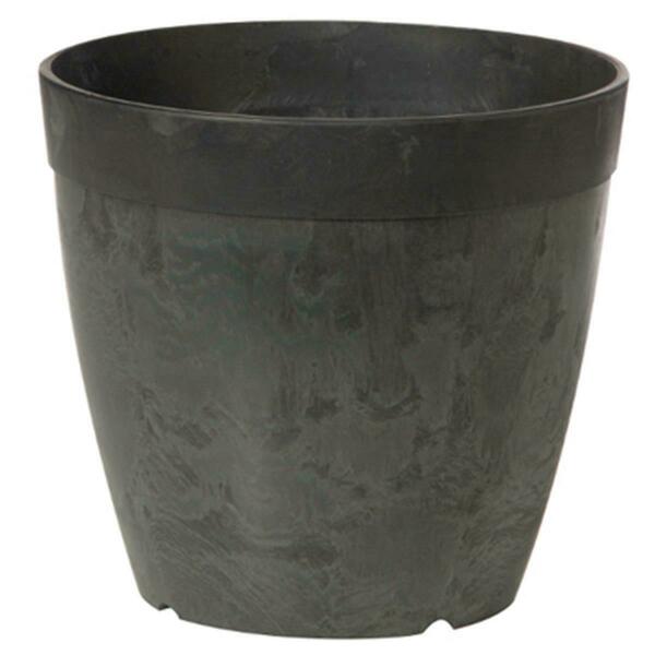 Novelty 6 in. Dolce Planter, Black, Round 157006